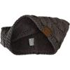 imageCC Soft Stretch Winter Warm Cable Knit Fuzzy Lined Ear Warmer HeadbandEarth Gray