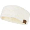 imageCC Soft Stretch Winter Warm Cable Knit Fuzzy Lined Ear Warmer HeadbandIvory