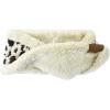imageCC Soft Stretch Winter Warm Cable Knit Fuzzy Lined Ear Warmer HeadbandLeopard Beige