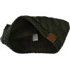 imageCC Soft Stretch Winter Warm Cable Knit Fuzzy Lined Ear Warmer HeadbandMoss