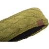 imageCC Soft Stretch Winter Warm Cable Knit Fuzzy Lined Ear Warmer HeadbandOlive