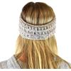 imageCC Soft Stretch Winter Warm Cable Knit Fuzzy Lined Ear Warmer HeadbandOmbre Oatmeal