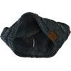 imageCC Soft Stretch Winter Warm Cable Knit Fuzzy Lined Ear Warmer HeadbandTeal Gray