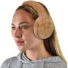 imageCC Soft Winter Warm Adjustable Headband Ear Warmer EarmuffsFurry Camel
