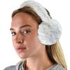 imageCC Soft Winter Warm Adjustable Headband Ear Warmer EarmuffsFurry Ivory