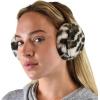 imageCC Soft Winter Warm Adjustable Headband Ear Warmer EarmuffsLeopard Beige