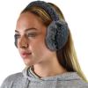 imageCC Soft Winter Warm Adjustable Headband Ear Warmer EarmuffsSherpa Dark Gray