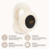 imageCC Soft Winter Warm Adjustable Headband Ear Warmer EarmuffsSmooth Furry BlackIvory