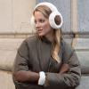 imageCC Soft Winter Warm Adjustable Headband Ear Warmer EarmuffsSmooth Furry ChocolateIvory