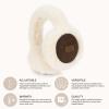 imageCC Soft Winter Warm Adjustable Headband Ear Warmer EarmuffsSmooth Furry ChocolateIvory