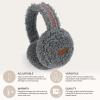 imageCC Soft Winter Warm Adjustable Headband Ear Warmer EarmuffsStitched Band Sherpa Camel