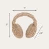imageCC Soft Winter Warm Adjustable Headband Ear Warmer EarmuffsStitched Band Sherpa Camel
