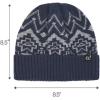 imageCC South Western Beanie for Women Unisex  Stretchable Soft Warm Knit Winter Skully HatNavy