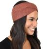imageCC Stretchy Cozy EcoFriendly Recycled Yarn Ear Warmer Headband Headwrap Cashmere Blend Burnt HennaCashmere Blend Burnt Henna