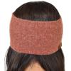 imageCC Stretchy Cozy EcoFriendly Recycled Yarn Ear Warmer Headband Headwrap Cashmere Blend Burnt HennaCashmere Blend Burnt Henna