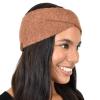 imageCC Stretchy Cozy EcoFriendly Recycled Yarn Ear Warmer Headband Headwrap Cashmere Blend Burnt HennaCashmere Blend Clay