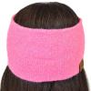 imageCC Stretchy Cozy EcoFriendly Recycled Yarn Ear Warmer Headband Headwrap Cashmere Blend Burnt HennaCashmere Blend Diva Pink