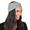 imageCC Stretchy Cozy EcoFriendly Recycled Yarn Ear Warmer Headband Headwrap Cashmere Blend Burnt HennaCashmere Blend Light Melange Gray