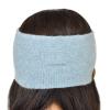 imageCC Stretchy Cozy EcoFriendly Recycled Yarn Ear Warmer Headband Headwrap Cashmere Blend Burnt HennaCashmere Blend Steel Blue