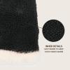 imageCC Suede Mitten With Faux Fur Cuff For WomenBlack