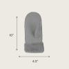 imageCC Suede Mitten With Faux Fur Cuff For WomenDark Grey