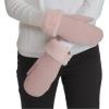 imageCC Suede Mitten With Faux Fur Cuff For WomenPink