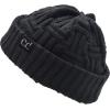 imageCC Trendy Lightweight Winter Warm Chunky Soft Stretch Cable Knit Stylish Skull Hat CapDark Melange Gray