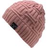 imageCC Trendy Lightweight Winter Warm Chunky Soft Stretch Cable Knit Stylish Skull Hat CapIndie Pink
