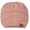imageCC Trendy Warm Chunky Soft Stretch Cable Knit Beanie SkullyIndia Pink