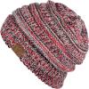 imageCC Trendy Warm Chunky Soft Stretch Cable Knit Beanie SkullyRedBeigeBlackGray