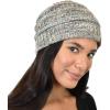 imageCC Trendy Warm Chunky Soft Stretch Cable Knit Beanie SkullyTaupe Multi