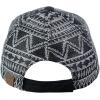 imageCC Unisex Abstract Navajo Weaved Panel Adjustable Precurved Baseball Cap HatBlackWhite