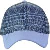 imageCC Unisex Abstract Navajo Weaved Panel Adjustable Precurved Baseball Cap HatBlue