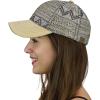 imageCC Unisex Abstract Navajo Weaved Panel Adjustable Precurved Baseball Cap HatBrown