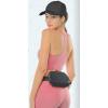 imageCC Unisex Adjustable Strap Waist Pouch Crossbody Belt Bag Fanny Pack BlackLight Gray