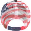 imageCC Unisex Baseball Cap  Embroidered Cotton Front American Flag Mesh Back AdjustableBlack