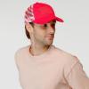 imageCC Unisex Baseball Cap  Embroidered Cotton Front American Flag Mesh Back AdjustableRed