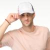 imageCC Unisex Baseball Cap  Embroidered Cotton Front American Flag Mesh Back AdjustableWhite