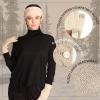 imageCC Unisex Cable Knit Winter Headwrap and Touchscreen Gloves Set 2 PieceViolet