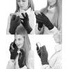 imageCC Unisex Cable Knit Winter Warm AntiSlip Touchscreen Texting Gloves Leopard Camel
