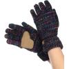 imageCC Unisex Cable Knit Winter Warm AntiSlip Touchscreen Texting GlovesBlack Multi