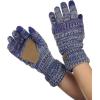 imageCC Unisex Cable Knit Winter Warm AntiSlip Touchscreen Texting GlovesBluePurpleGray