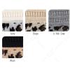 imageCC Unisex Cable Knit Winter Warm AntiSlip Touchscreen Texting GlovesLeopard Light Melange Gray
