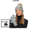 imageCC Unisex Cable Knit Winter Warm AntiSlip Touchscreen Texting GlovesSimple Pastel Aqua