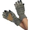 imageCC Unisex Cable Knit Winter Warm AntiSlip Touchscreen Texting GlovesTaupeBlackGray