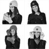 imageCC Unisex EcoFriendly Recycled Yarn Cuff Beanie and Touchscreen Gloves 2 Pc SetHeather Wine
