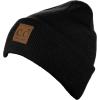 imageCC Unisex Plain Cuff Skull Cap Winter Knit Beanie HatBlack