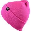 imageCC Unisex Plain Cuff Skull Cap Winter Knit Beanie HatBlack Label Fuchsia