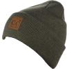 imageCC Unisex Plain Cuff Skull Cap Winter Knit Beanie HatDark Olive