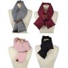 imageCC Unisex Soft Slim Warm Insulating Quilted Puffer Scarf NeckwarmerCoffee